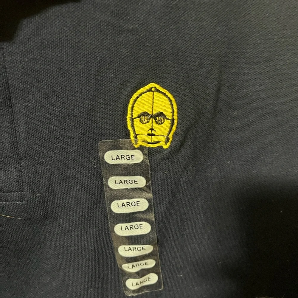 NWT Star Wars Golf Shirt-C3P0 Detail -Large - Picture 2 of 5